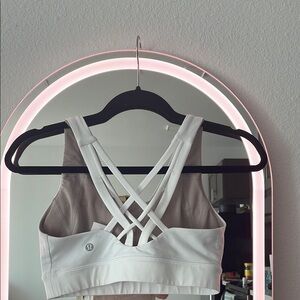 🤍Lululemon White Strappy Sports Bra🤍🤍